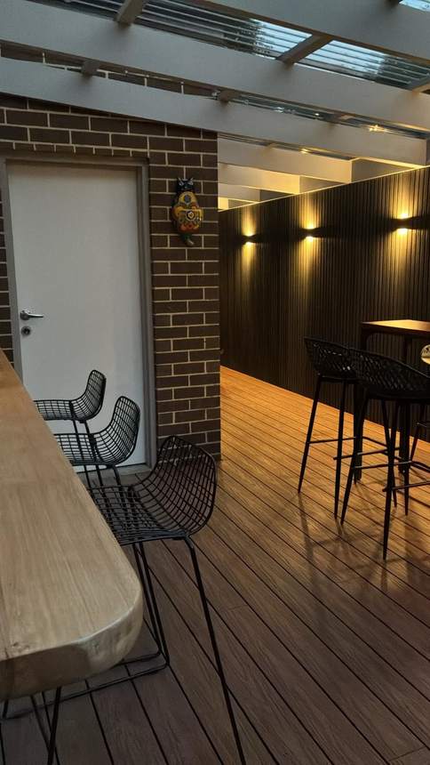 The servery window connecting kitchen to outdoor entertaining — Heidelberg