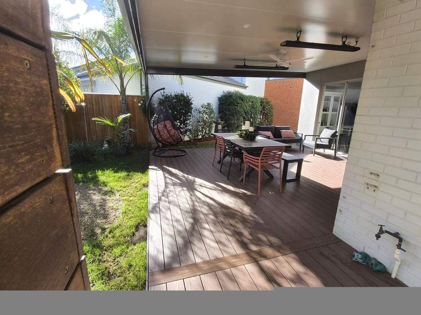 The finished deck surface — Mulgrave
