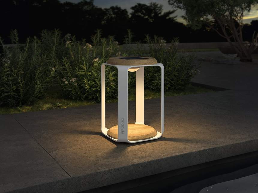 Pergolux Everglow solar outdoor light Melbourne