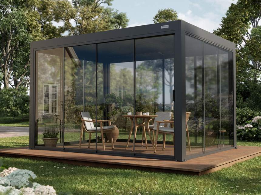 Pergolux glass wall screens Melbourne