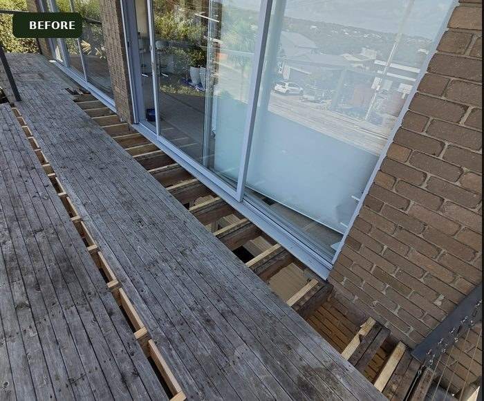 Before — deck rebuild